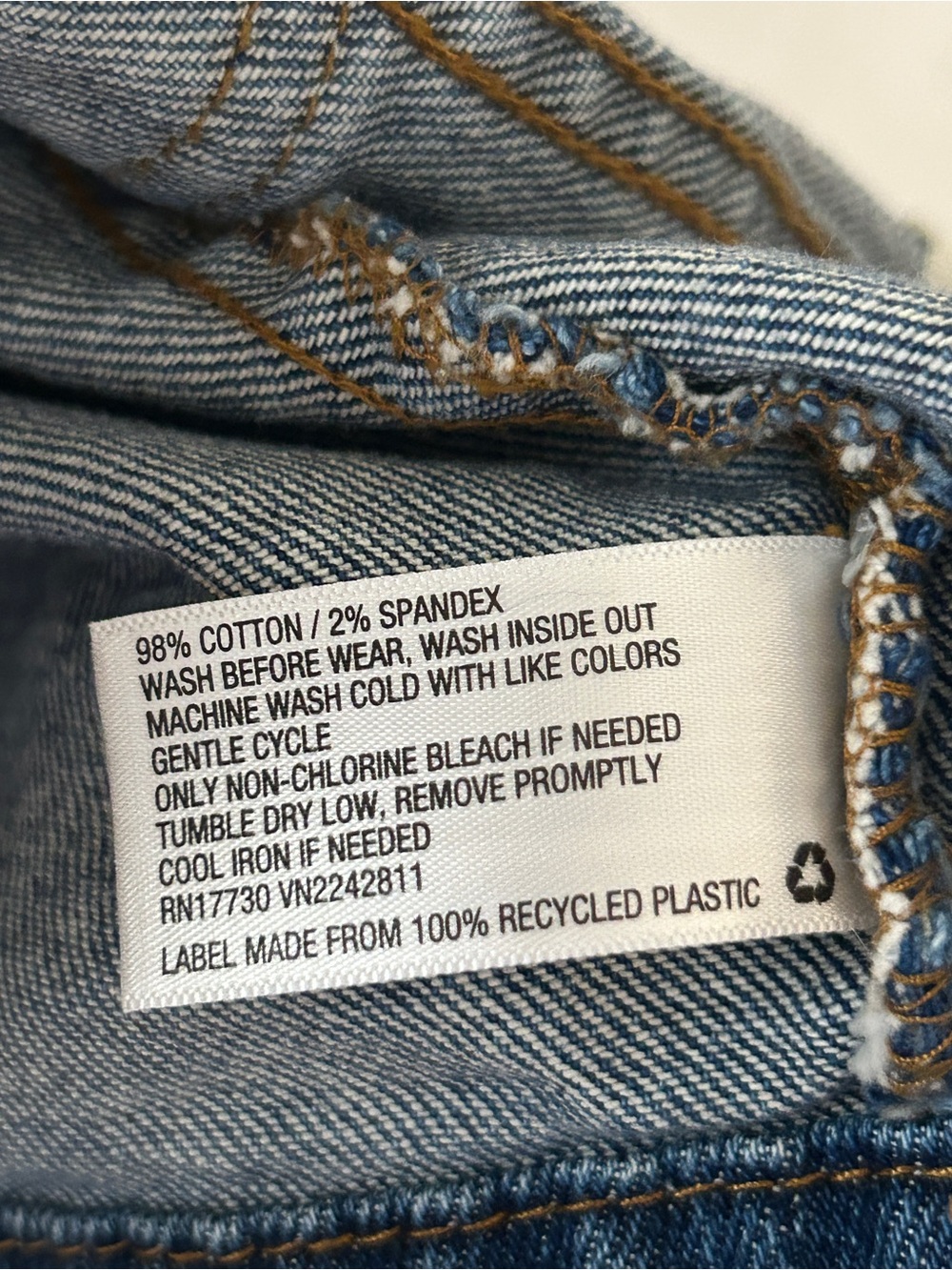 Wild Fable Light Blue Distressed Jean Jacket size M - Picture 8 of 10